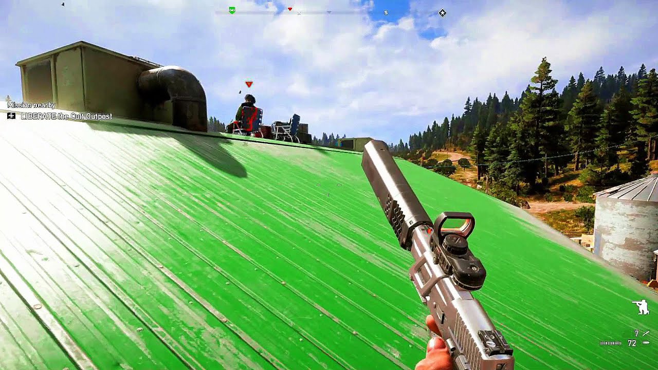 Far Cry 5 Outpost Liberation (Stealth Action Gameplay)