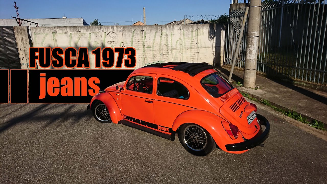 FUSCA JEANS VERS&Atilde;O BRASILEIRA QUE N&Atilde;O DEVE NADA AOS GRINGOS! Fusca na Foto