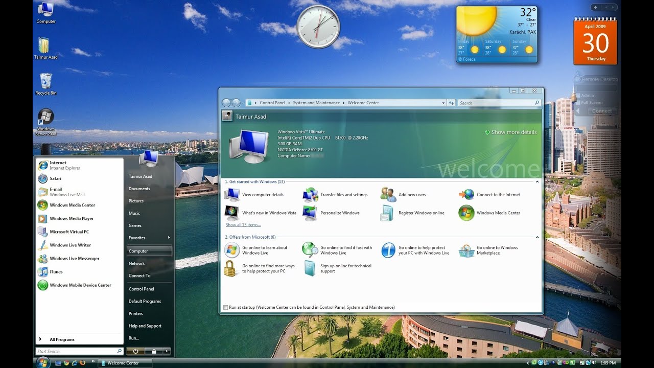 Windows Vista Ultimate - Review HD