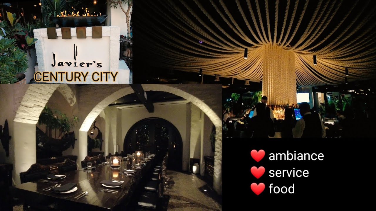 V41 🇺🇲JAVIER'S Mexican Restaurant | Westfield Century City | Coolest bar I've seen