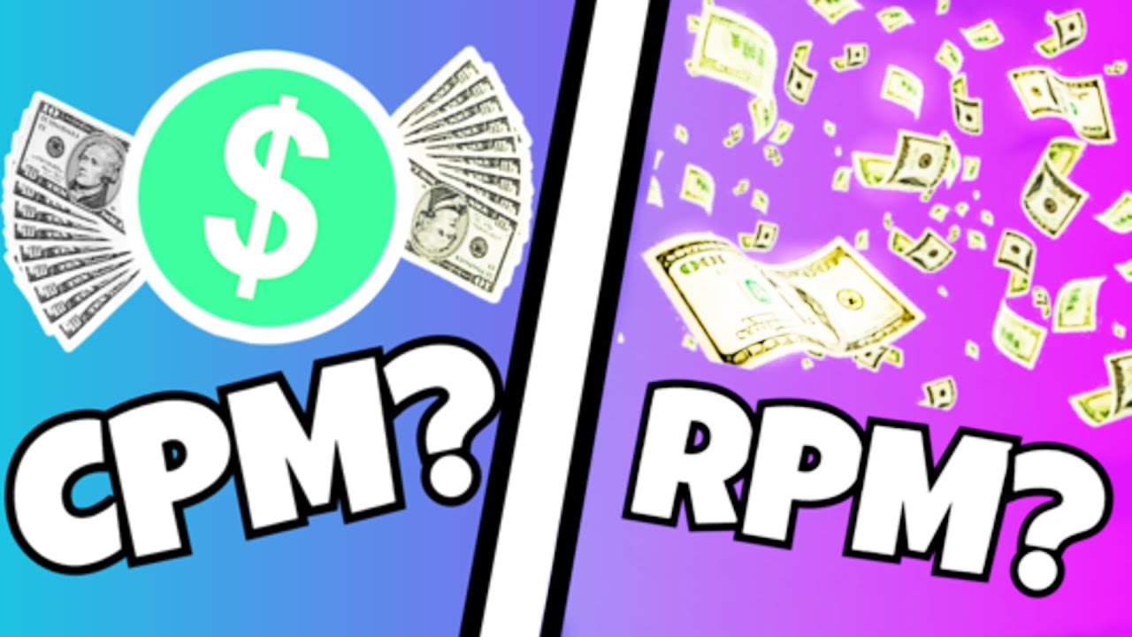 Youtube Monetization CPM & RPM - What's the DIFFERENCE? (CPM/RPM EXPLAINED)