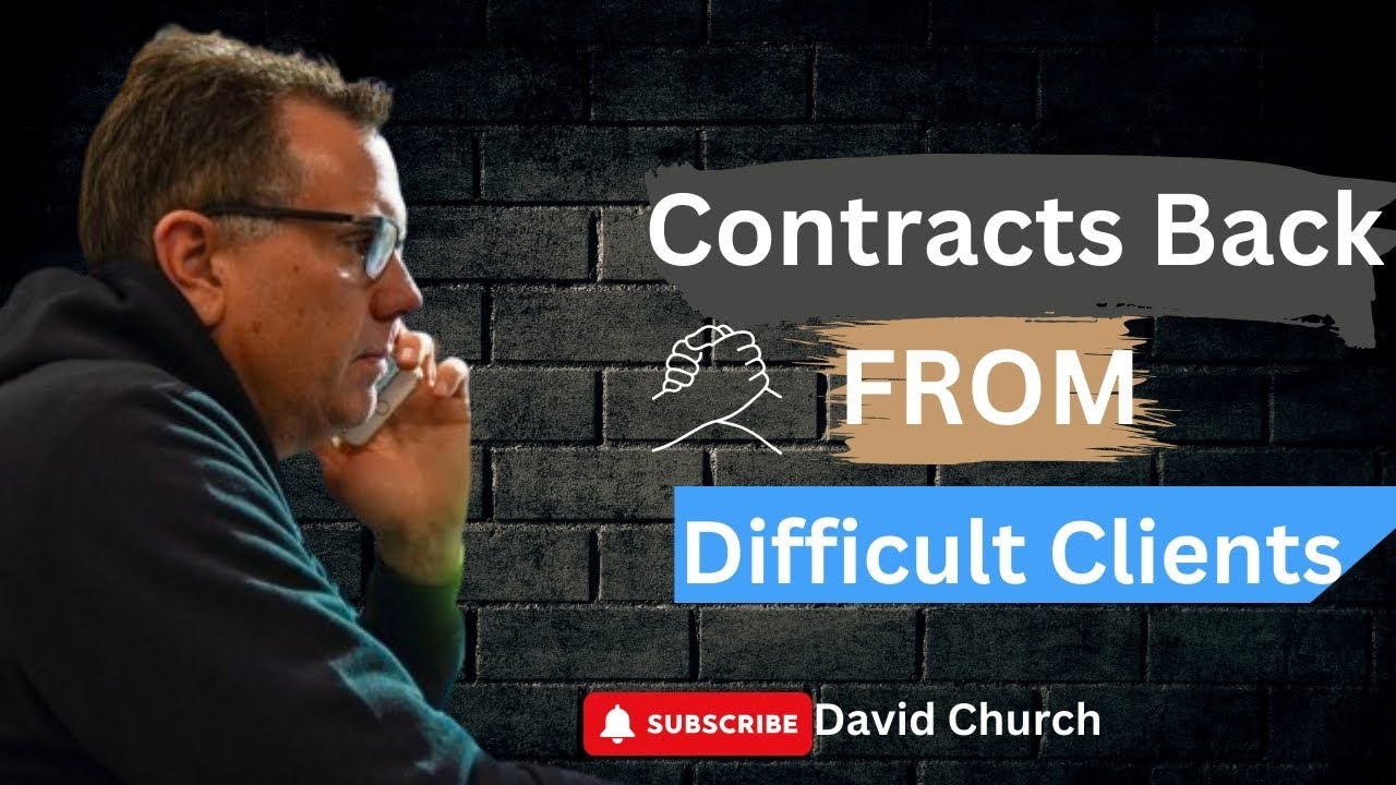 How to get contracts back from difficult clients! Surplus Funds Contract Recovery Strategy