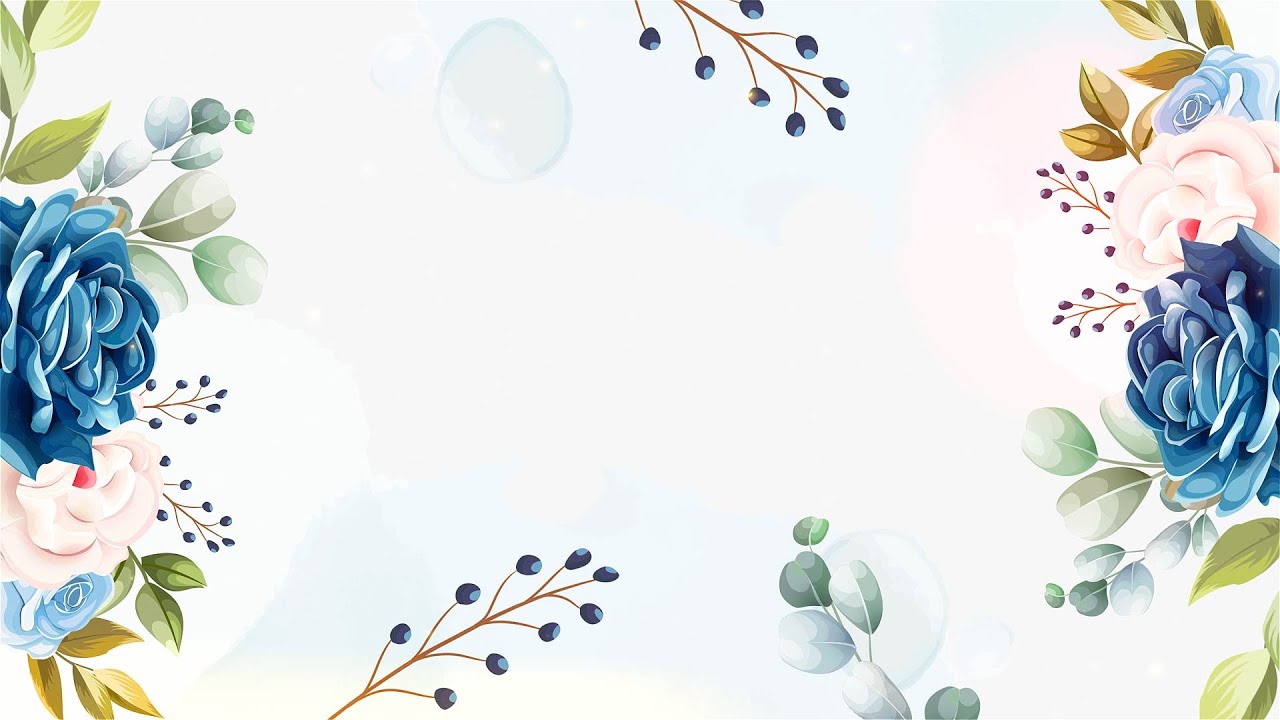 Free Floral Wedding Invitation Video Motion Graphis Template | Free Green Screen