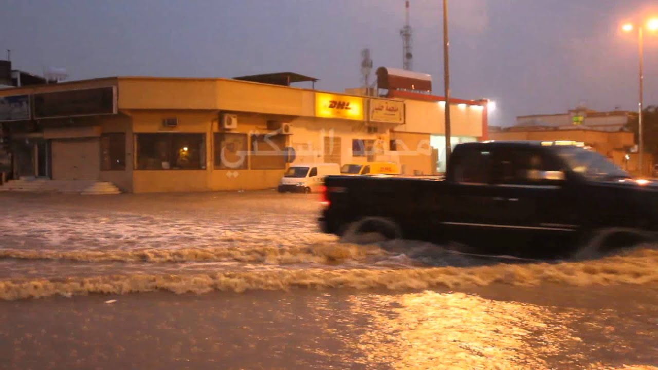 امطار حفرالباطن يوم الثلاثاء 21-1-1437هـ