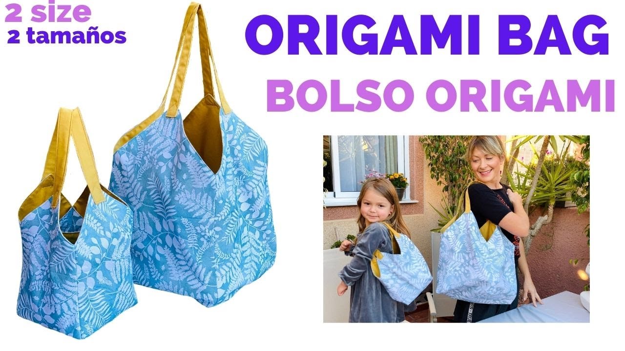 ORIGAMI BAG EASY | HOW TO REUSE OLD CLOTHES | Origami For Kids and Adults