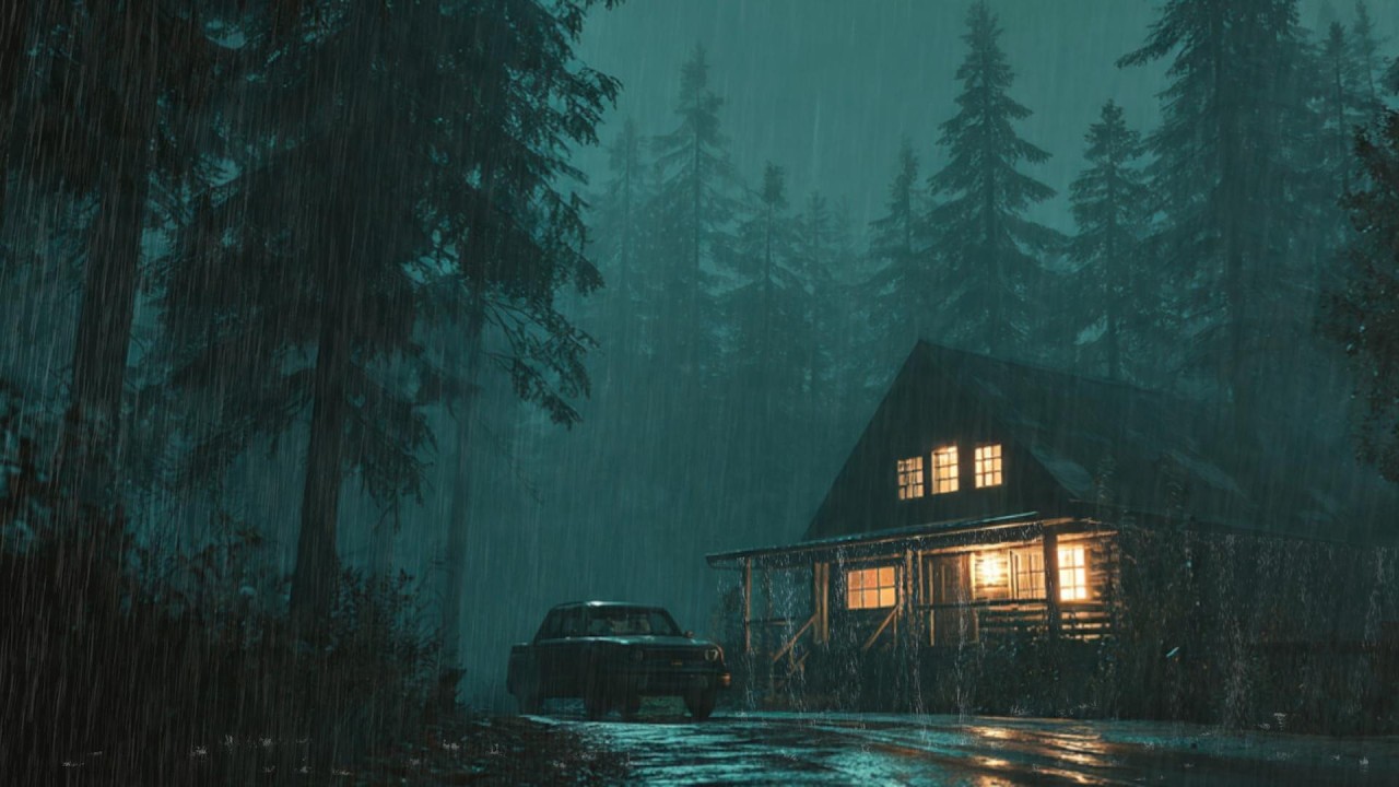 Vence el Insomnio con Lluvia Fuerte y Truenos – Lluvia Torrencial para Dormir Toda la Noche 🌩️