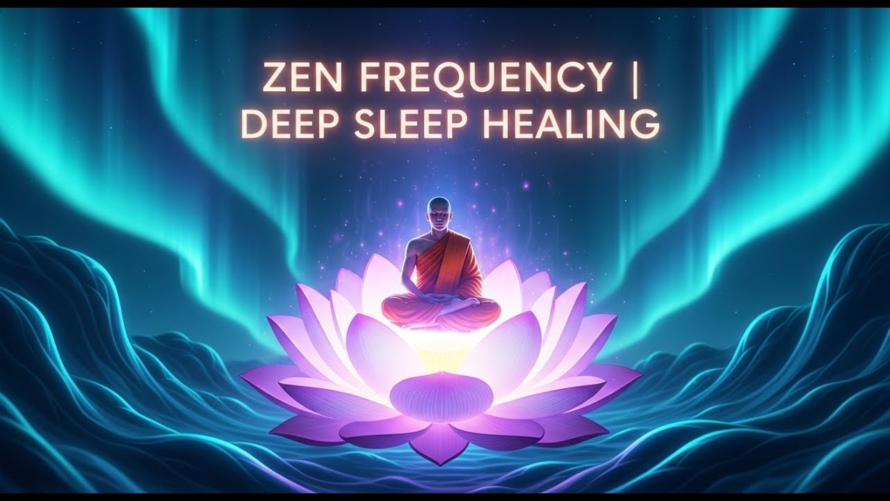 528Hz + 741Hz Zen Frequencies | Detox Energy, Stress Relief & Healing Sleep