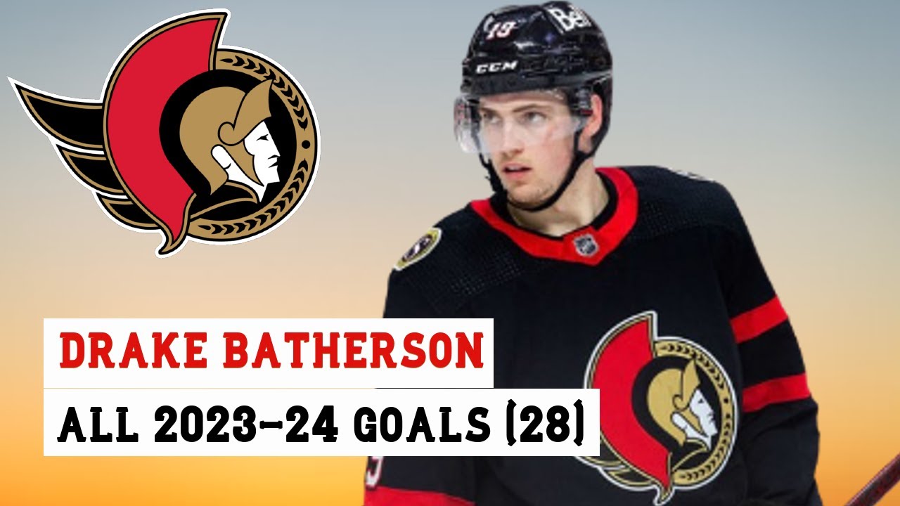 Drake Batherson (#19) All 28 Goals of the 2023-24 NHL Season