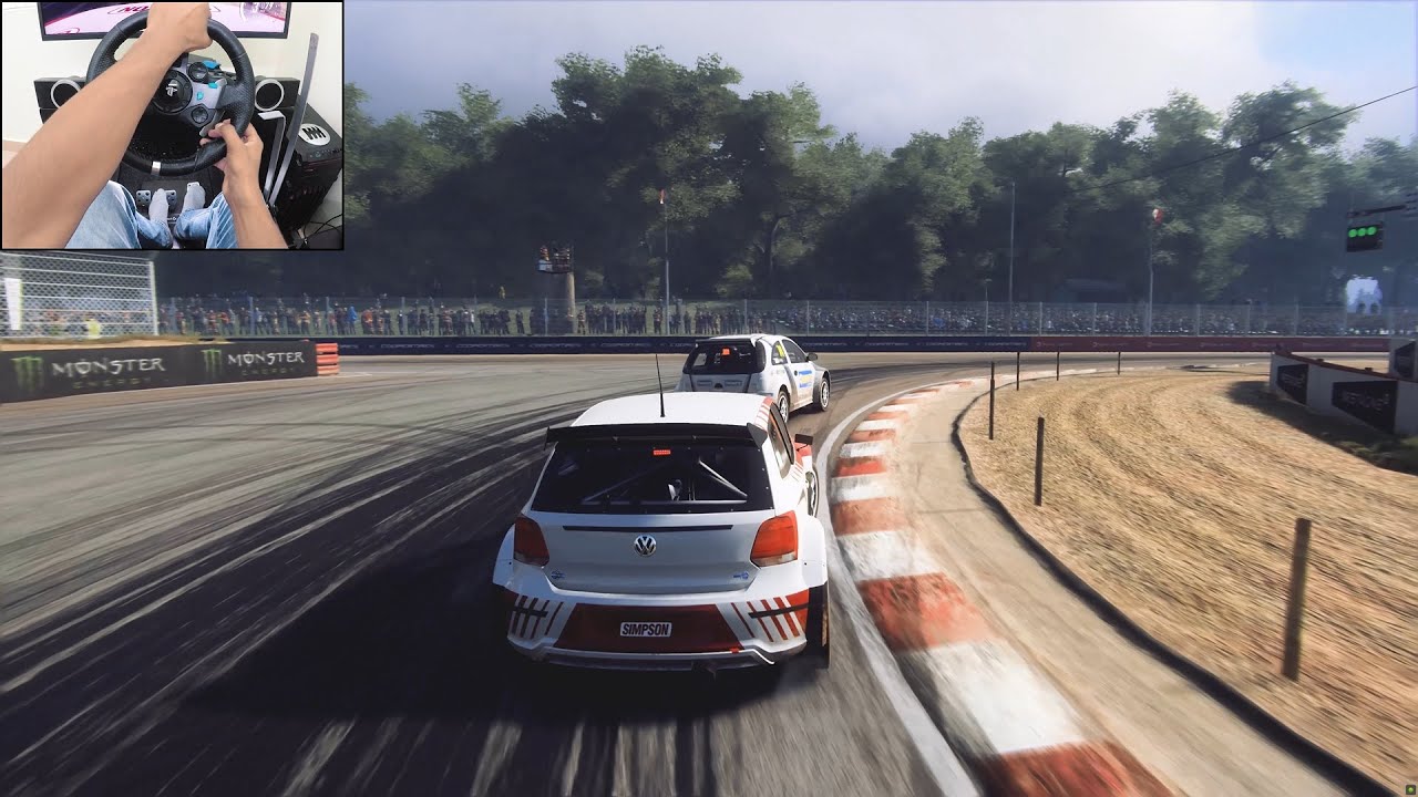 Volkswagen Polo S1600 Rallycross - Dirt Rally 2.0 | Logitech g29 gameplay
