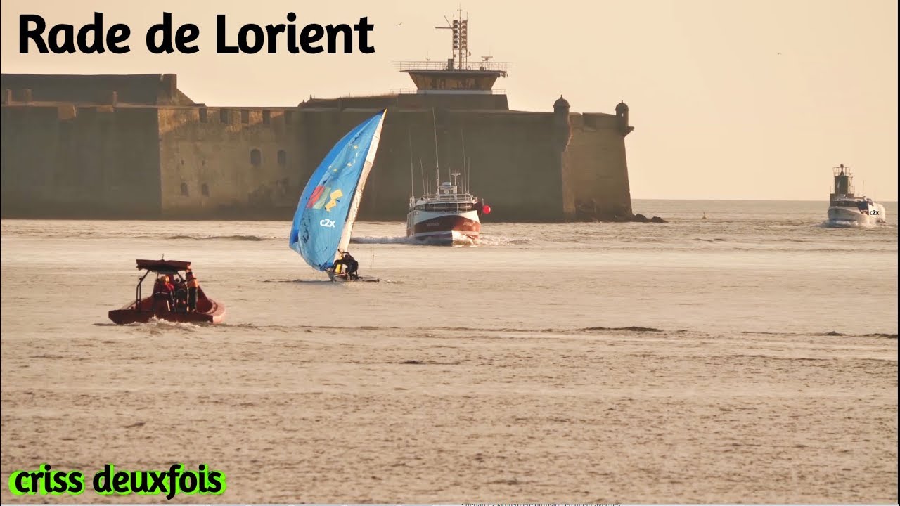 Bateau de P&ecirc;che ; Rade de Lorient ; GH5 Lumix ; 4K ; Fishing Port ; Bretagne ; France