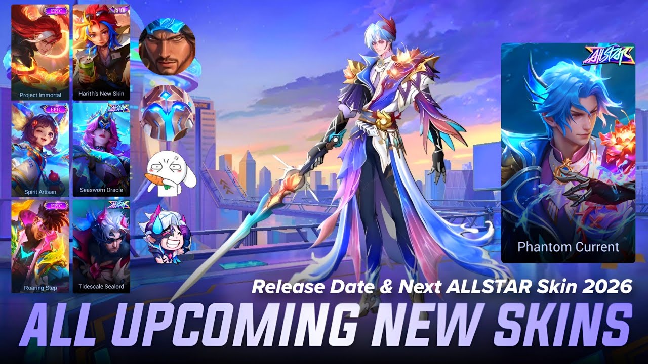 MOBILE LEGEND ALL UPCOMING SKIN - RELEASE DATE & NEXT ALLSTAR SKIN 2026 | ML LEAKS