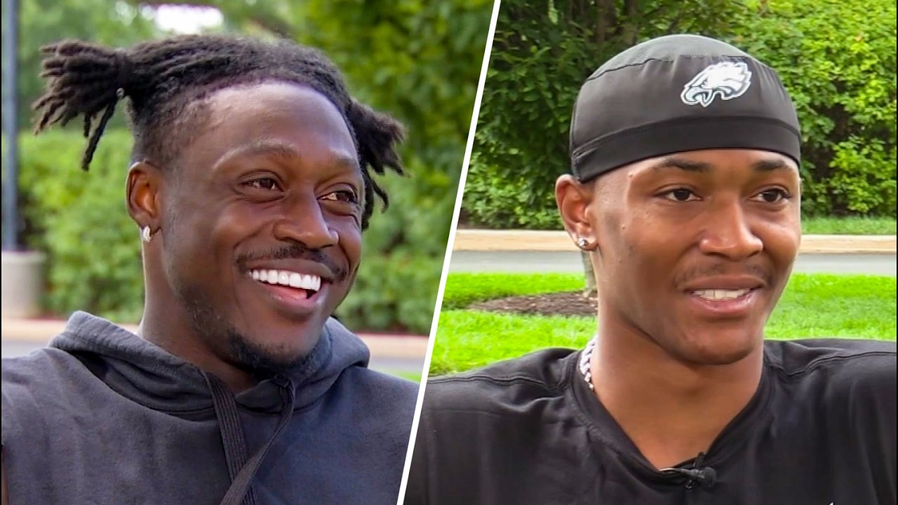 A. J. Brown and DeVonta Smith on their bond, Eagles' explosive offense & cheesesteaks | Takeoff