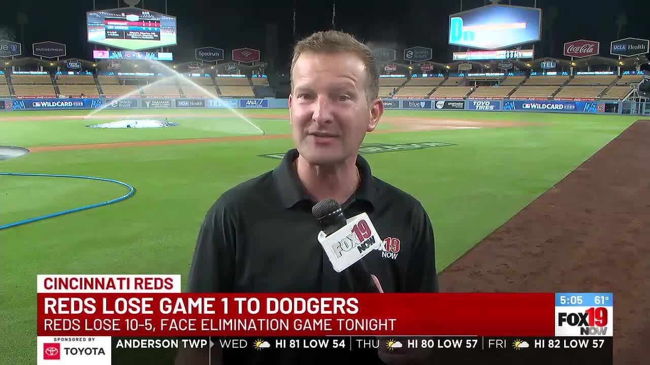 Joe Danneman live in LA: Reds lose Game 1 to Dodgers