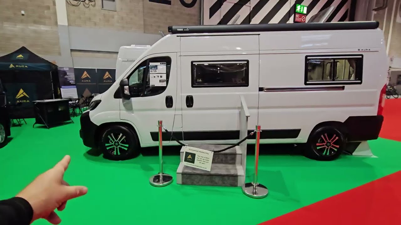 Motorhomes and campervans at Birmingham NEC in October 2026.