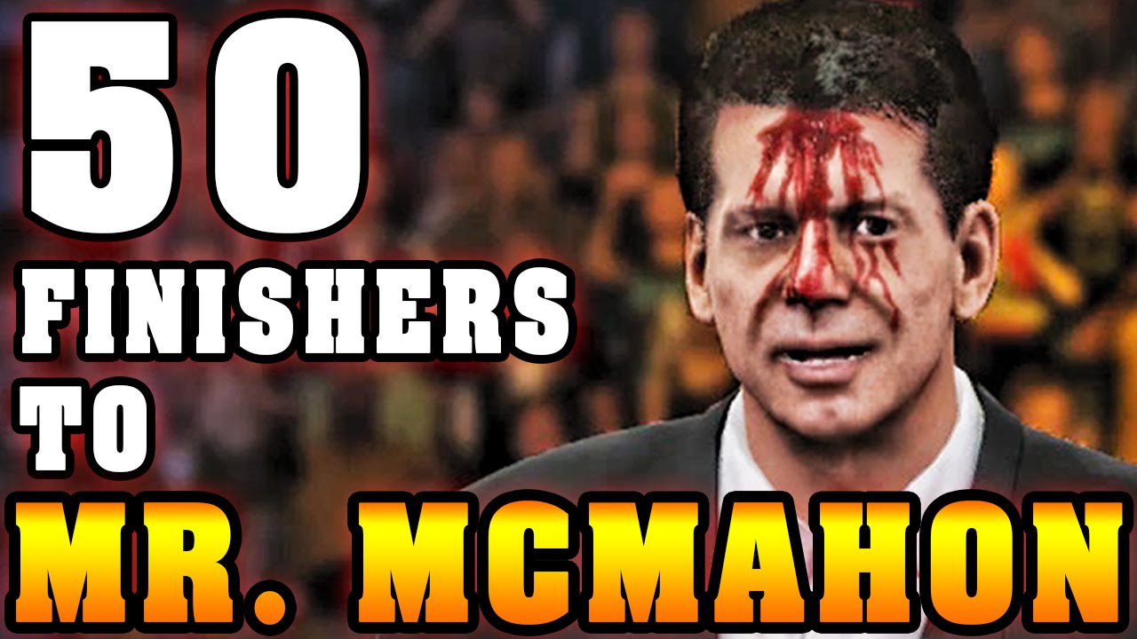 WWE 2K16 | 50 Finishers To Vince McMahon