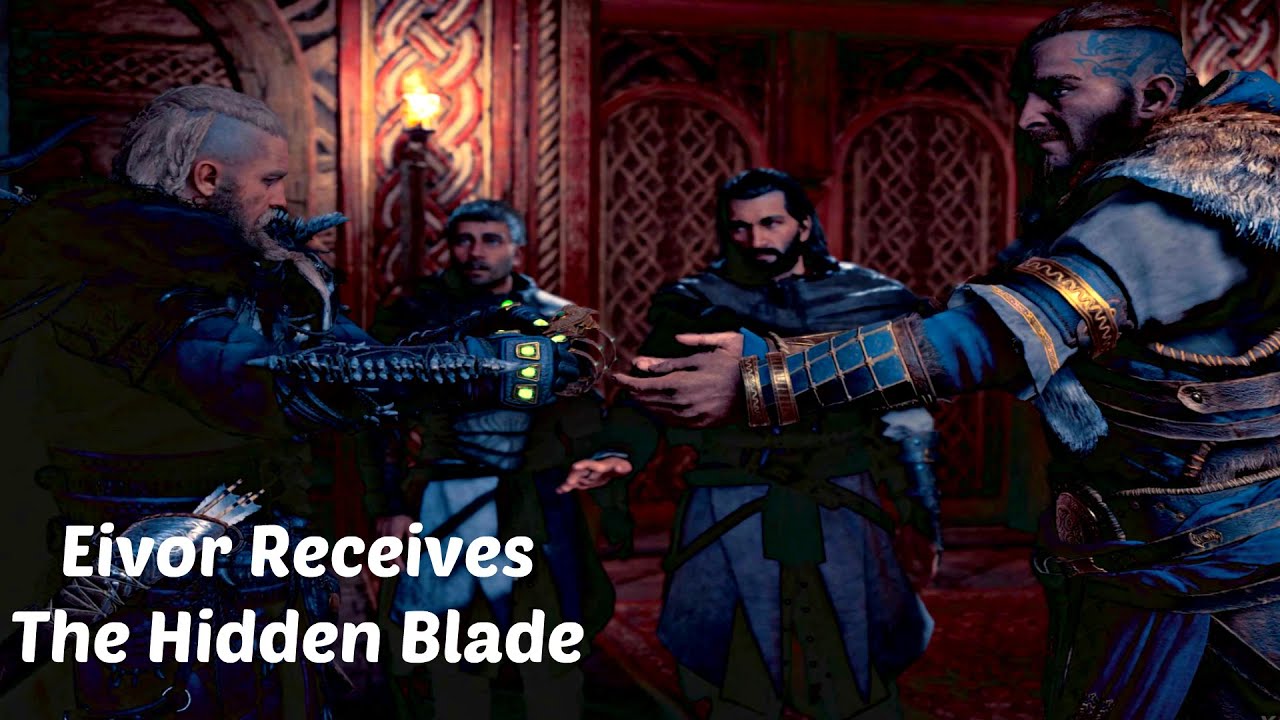 Assassin's Creed Valhalla - Eivor Gets The Hidden Blade & Meets Assassin's Cutscene (4K HD) 2020
