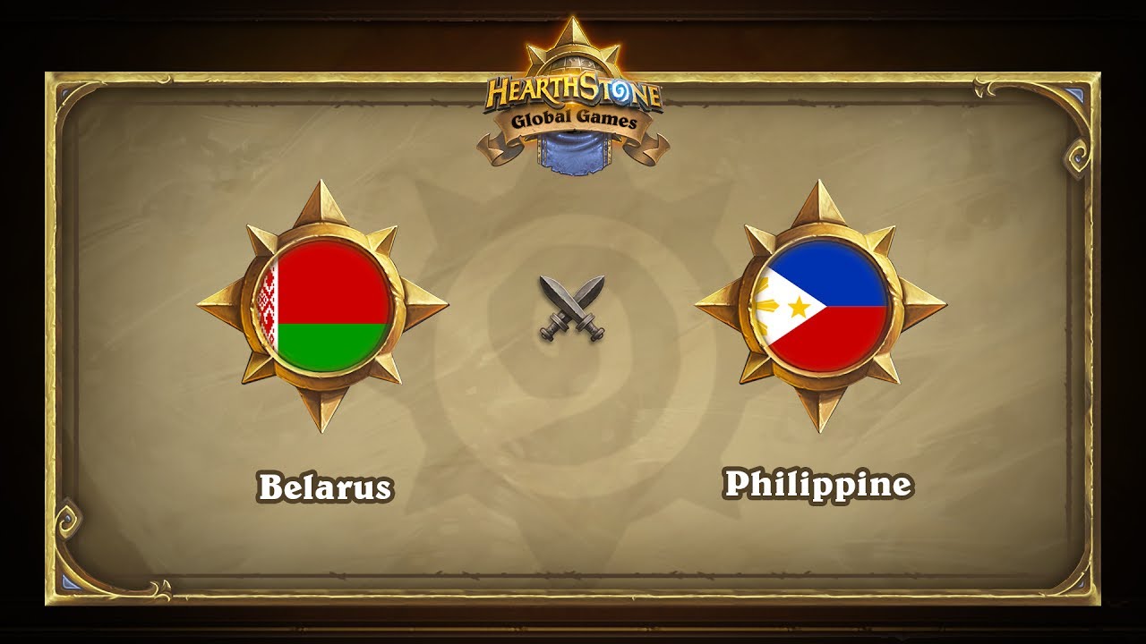 Беларусь vs Филиппины | Belarus vs Philippine | Hearthstone Global Games (13.06.2017)