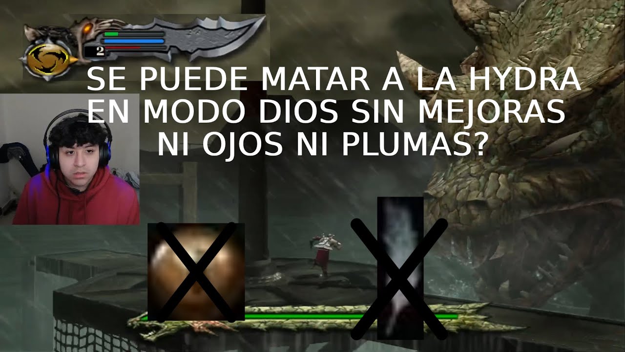 God of war (2005) se puede matar a la hydra sin mejoras?