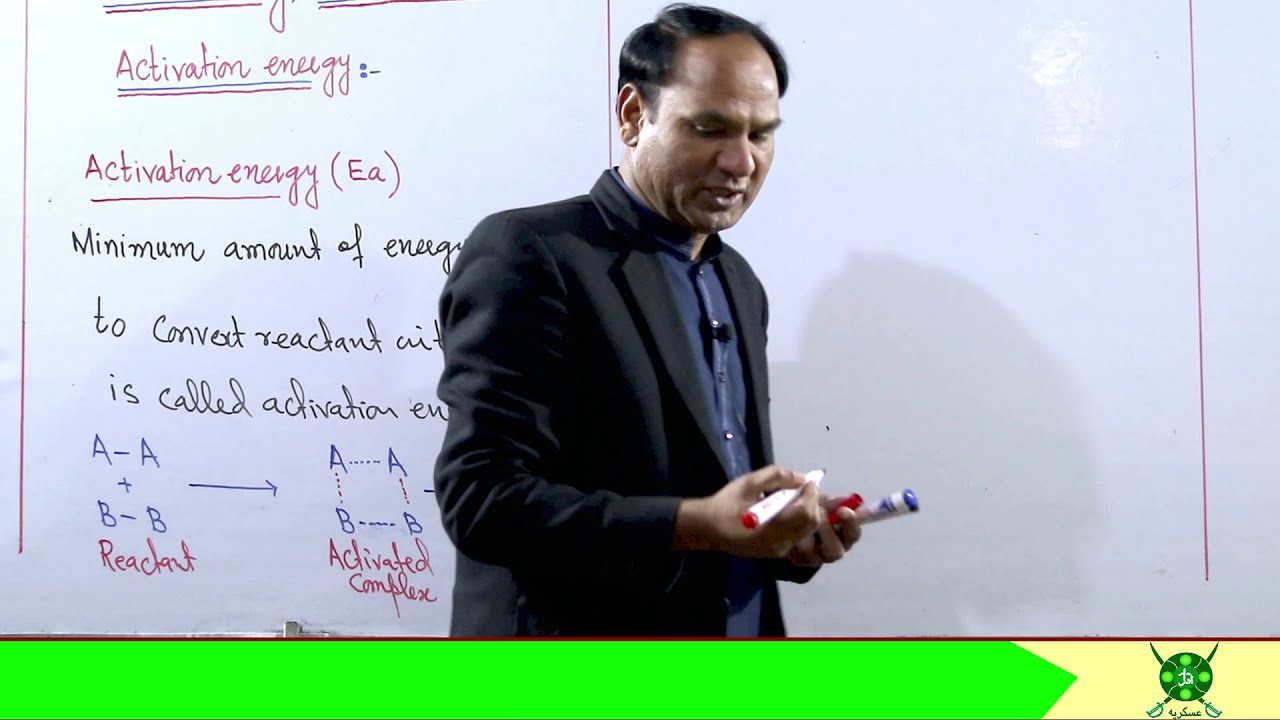 Ch#9 | Lec#6 | Activation Energy, Transition State, Collision Theory #chemistry 11