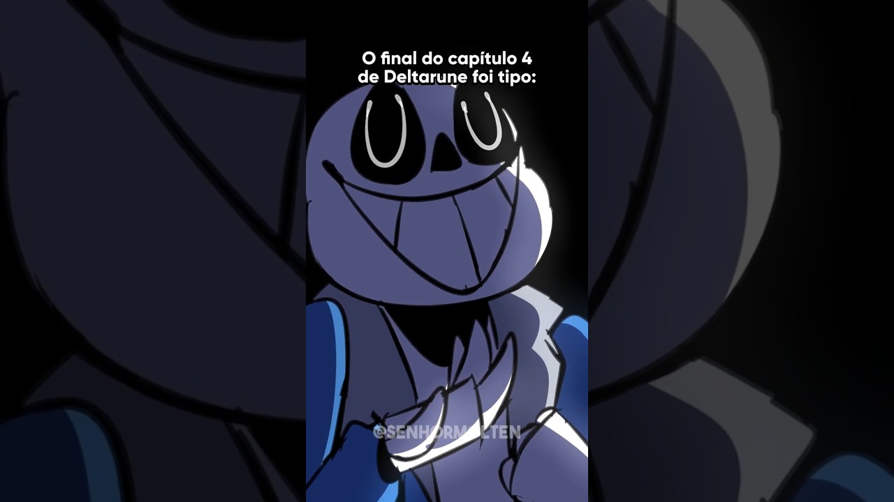 O final do cap&iacute;tulo 4 de Deltarune
