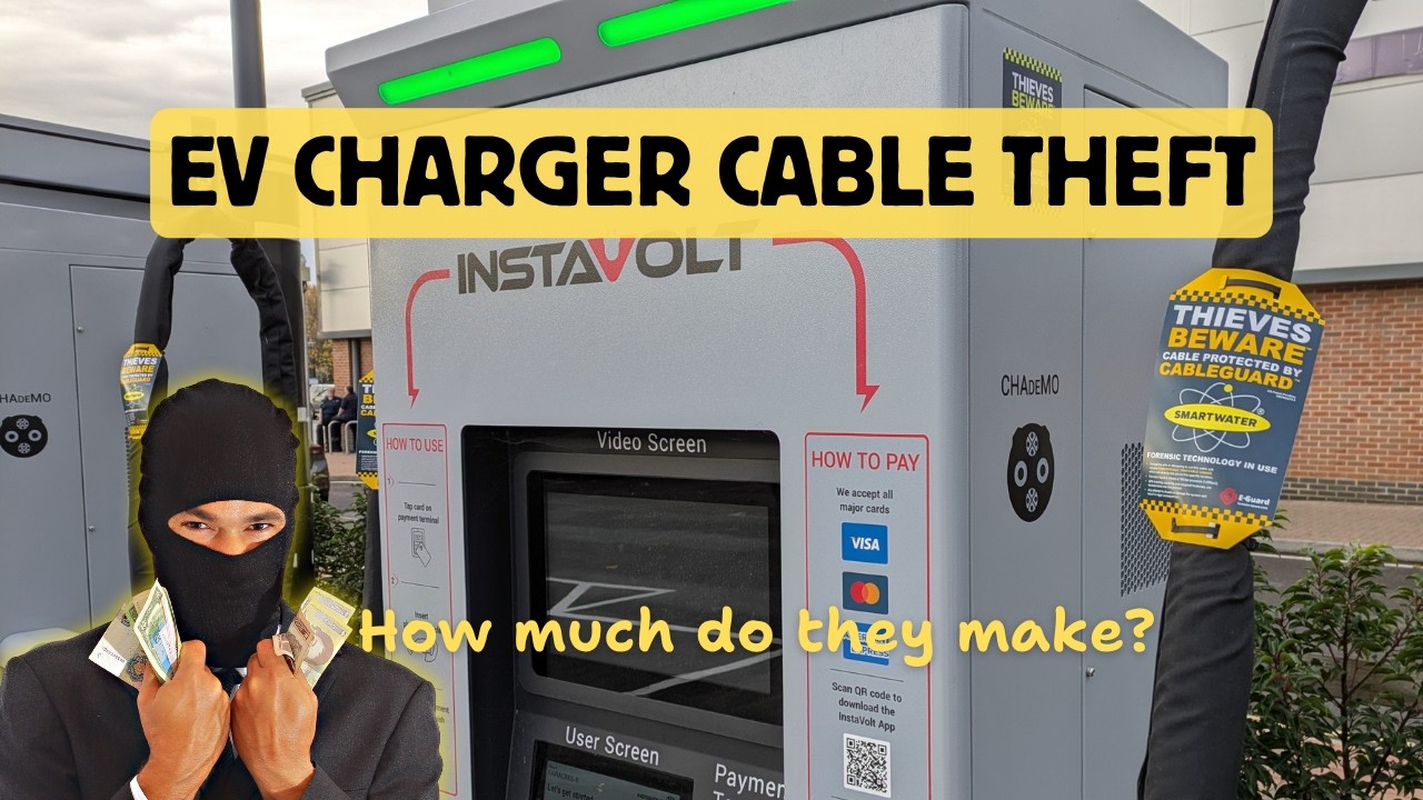 Rising EV charger cable thefts. How much does it pay & end up costing to replace?
