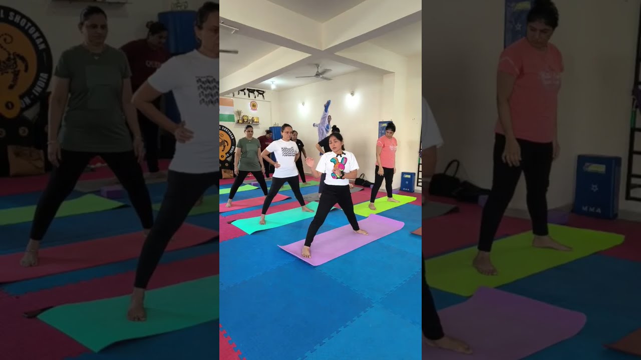  live 🔴 morning yoga classes at home। Power yoga for straight।