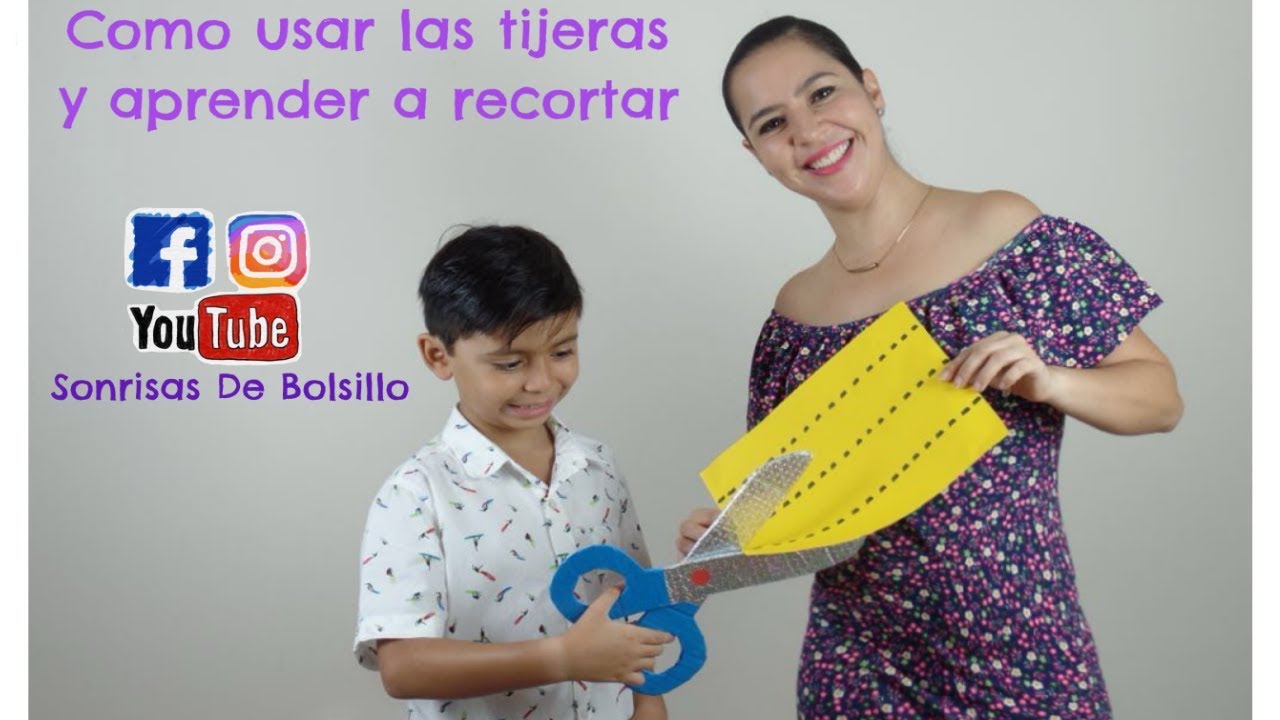 Cómo usar las tijeras y aprender a recortar