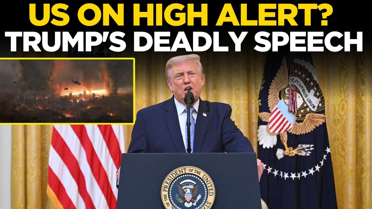 LIVE: Donald Trump&rsquo;s Fiery Announcement Shocks America , Trump Speech LIVE | World News LIVE