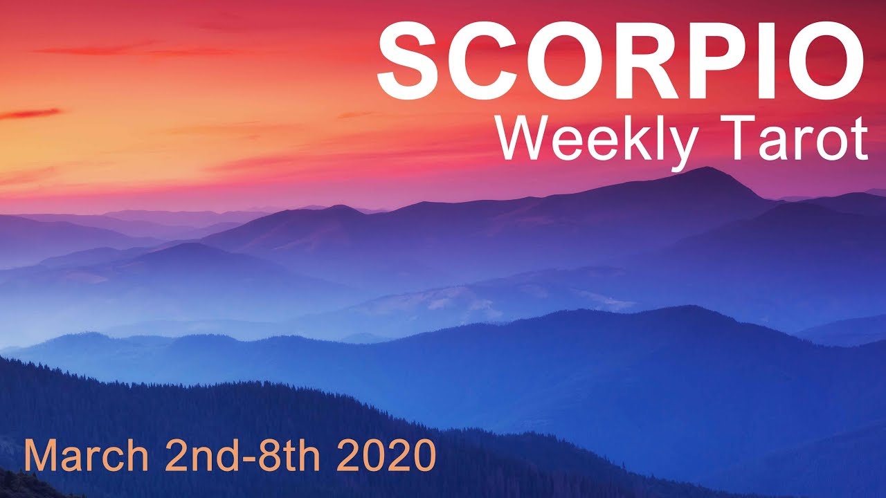 SCORPIO WEEKLY TAROT READING 