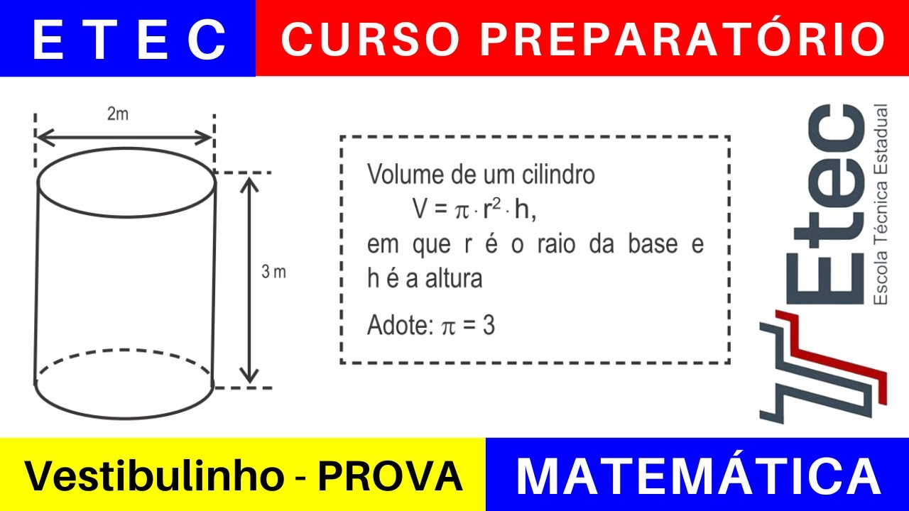 ETEC 🎯 Vestibulinho 2025/2026: o que Estudar para a Prova da ETEC em MATEMÁTICA @BoraETEC