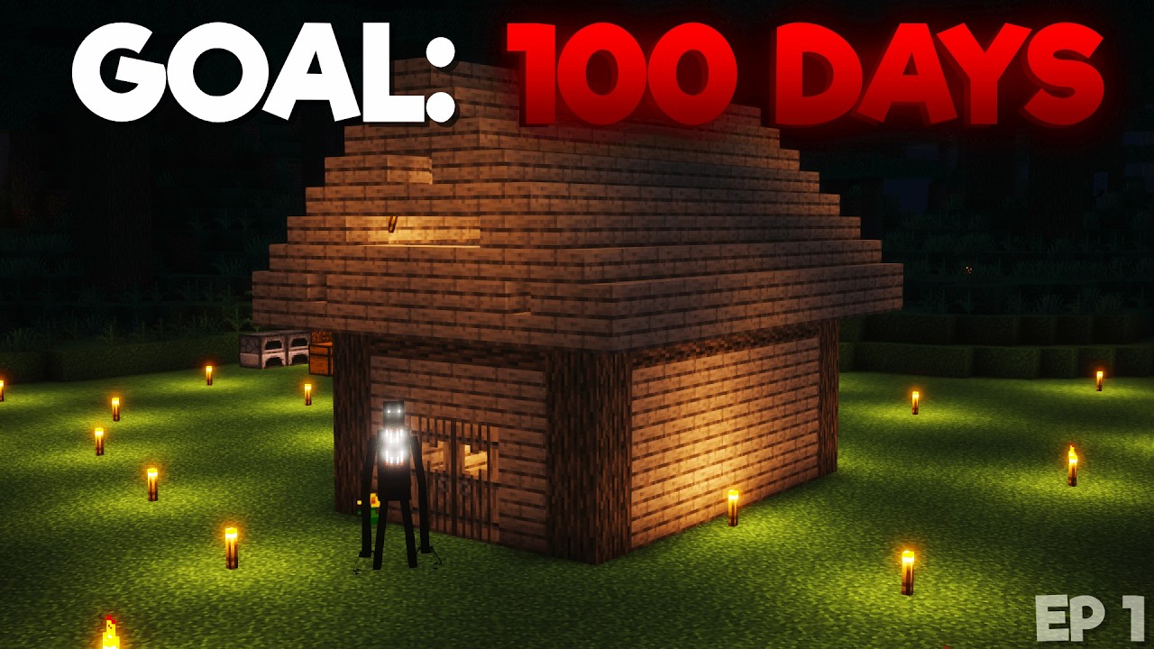 Выжить в самом страшном моде Minecraft в течение 100 дней в режиме хардкора