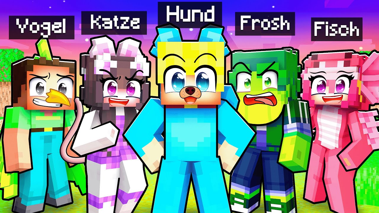 10 FREUNDE auf einem HAUSTIER-BLOCK in Minecraft!
