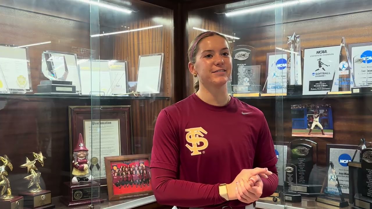 FSU Softball | Ashtyn Danley on pitching and playing outfield, newcomers