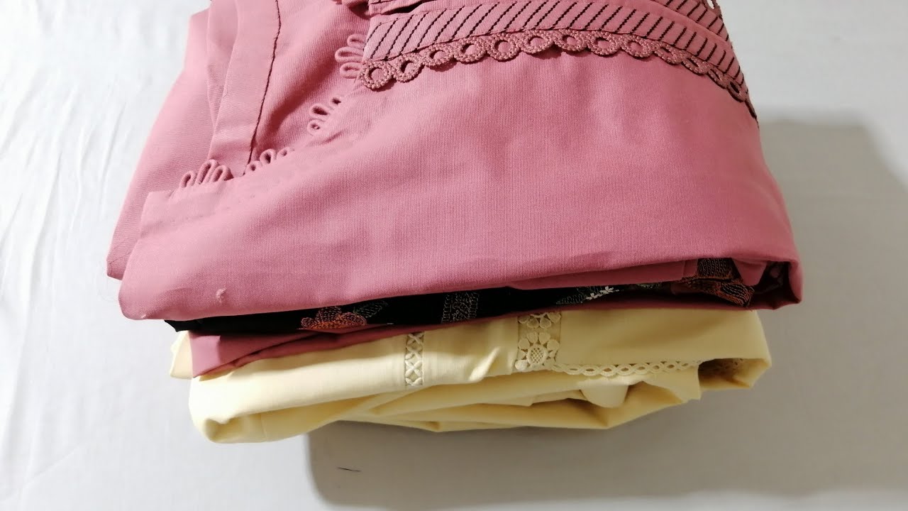 How u style ur plain dress stylish and elegant ideas #cuttingstitching ideas#2022