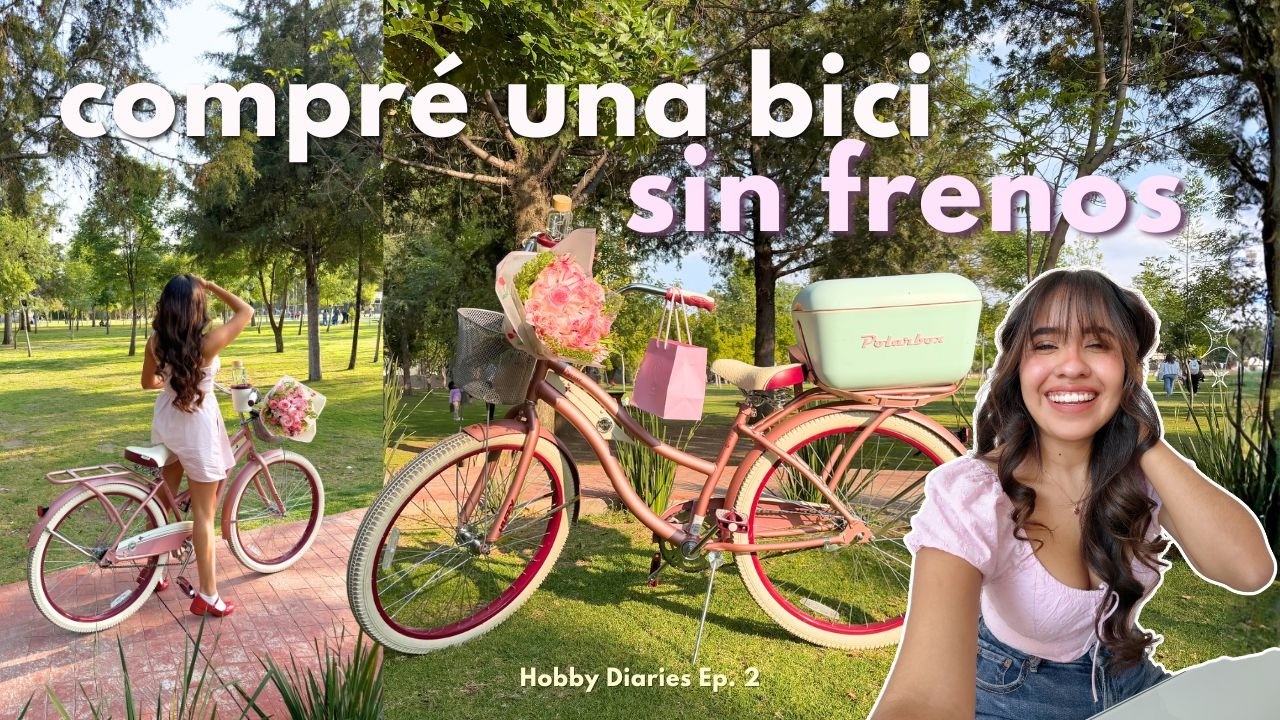 Hobby Diaries Ep. 2: Recorriendo la ciudad en bici 💕🚲✨| Tips para aprender a andar en bici fácil