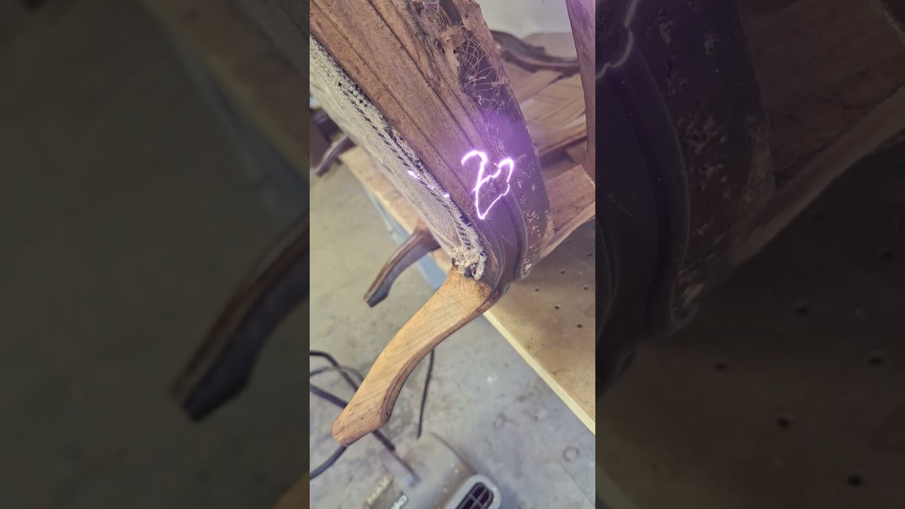 Powerful 300W Pulse Laser Cleaner for Wood Furniture Restoration - ZAC Laser