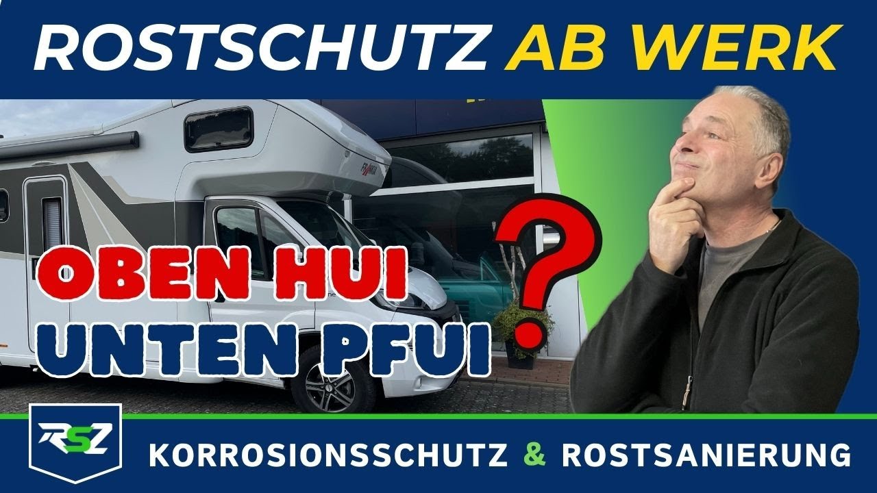 Frankia-Wohnmobil unter der Lupe: auch Zink und GFK sollten geschützt sein...