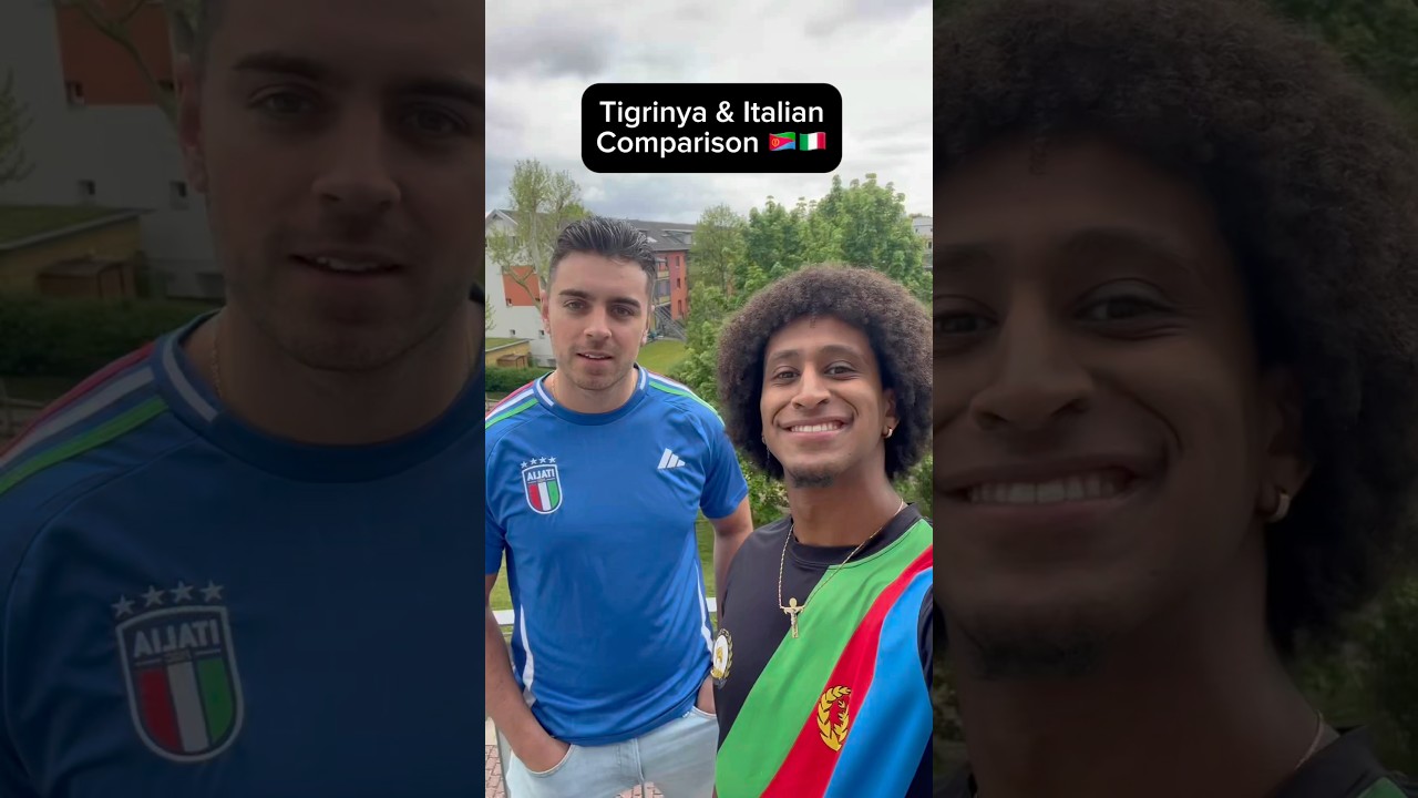 Tigrinya x Italian 🇪🇷🇮🇹 #eritrea #italy #tigrinya #italiano #italian #eritrean #ethiopia #tigray