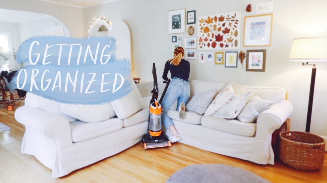 GET ORGANIZED WITH ME || Sorting out my phone & laptop + cleaning the house