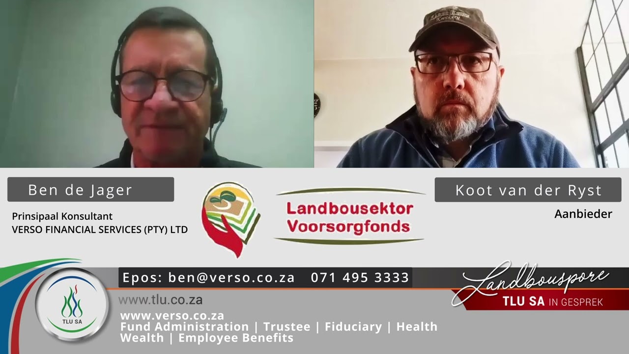 Landbouspore: Die Landbousektor Voorsorgfonds poog om die lewensgehalte van werknemers te verbeter.