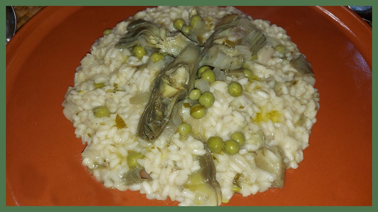 Risotto ai Carciofi e piselli - Le Ricette di zio Roberto