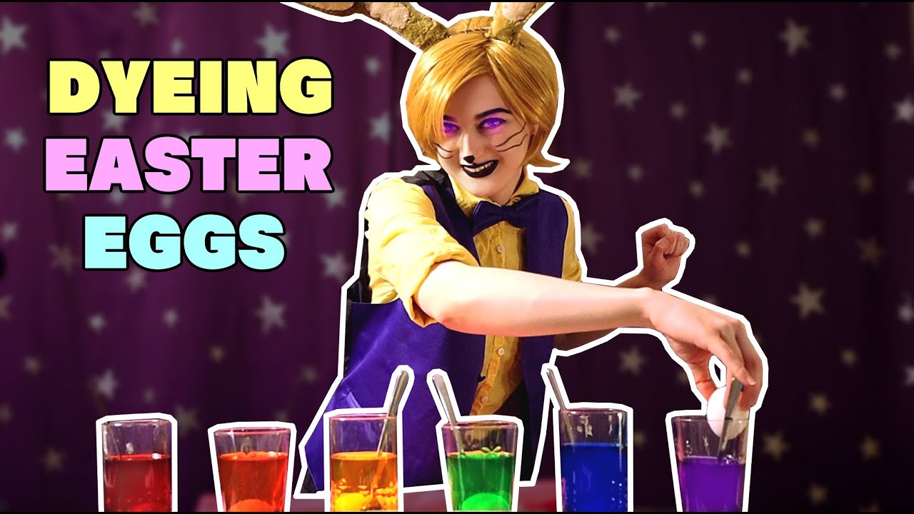 Glitchtrap finally dyes... eggs for Easter!