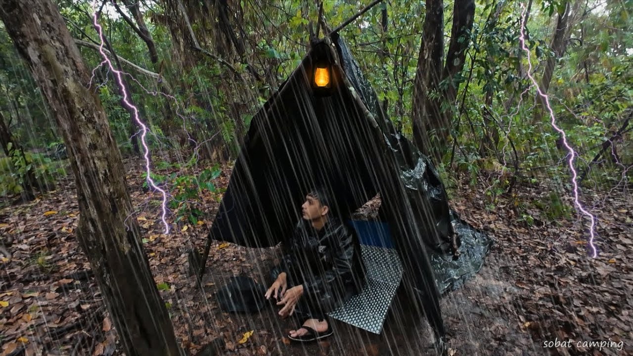 Camping Extreme hujan deras