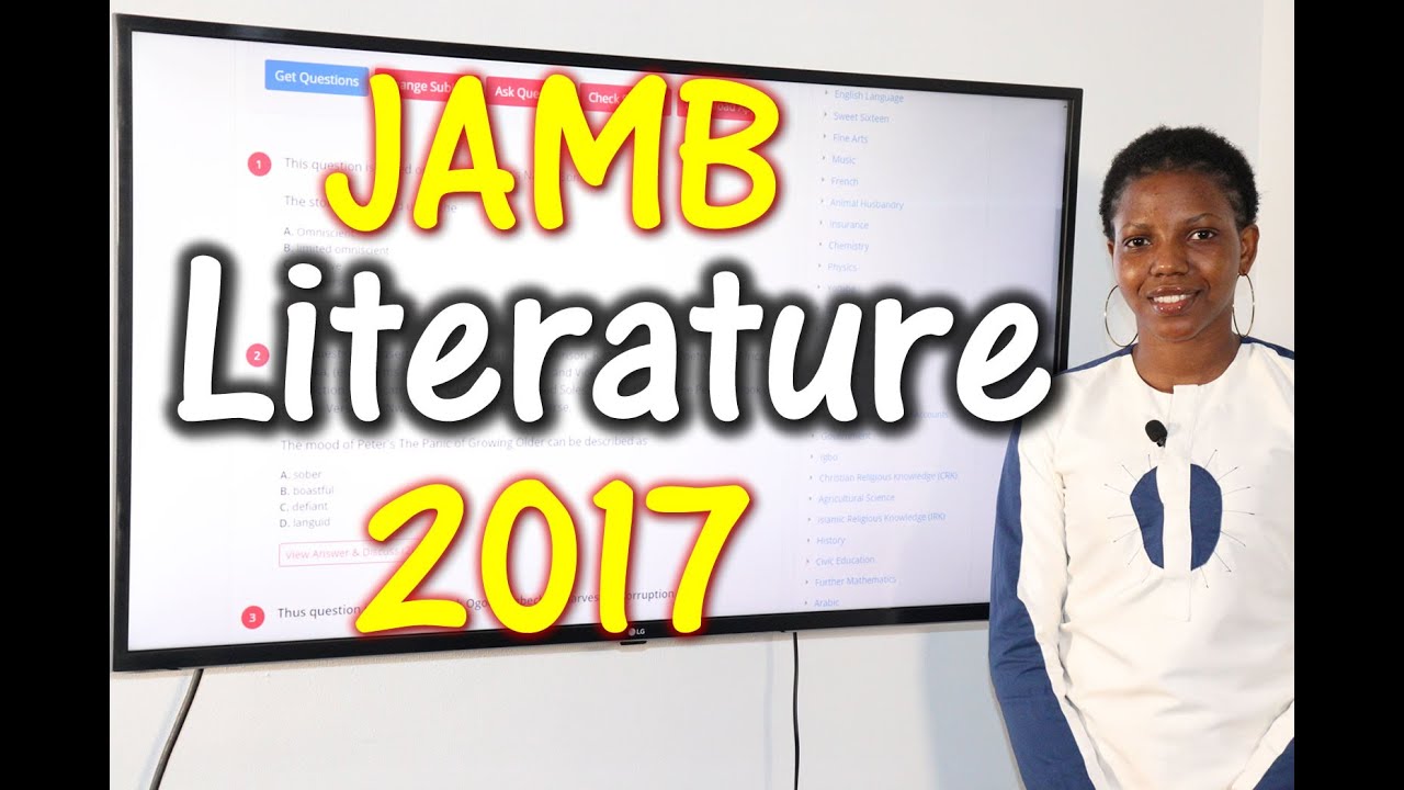 JAMB CBT Literature in English 2017 Past Questions 1 - 22