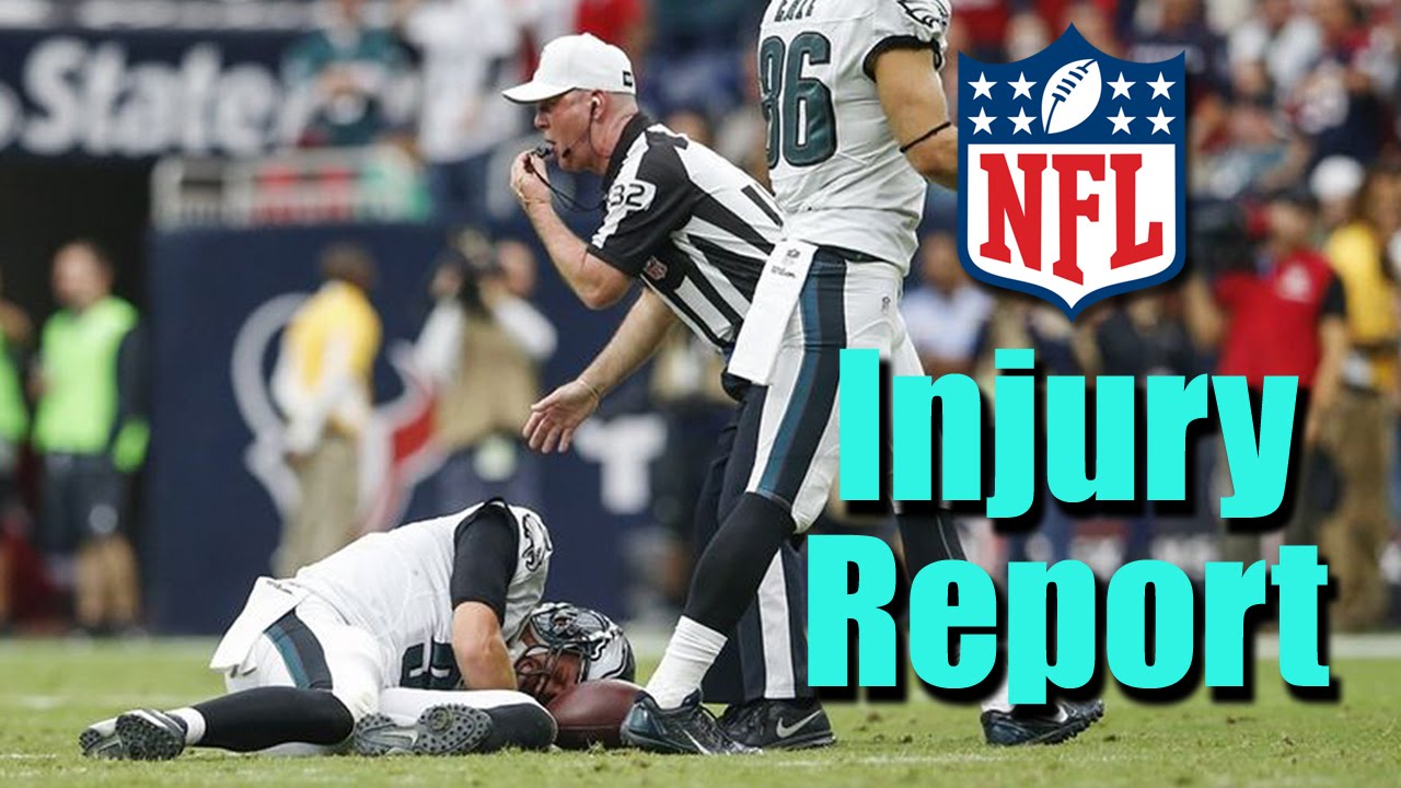 Latest NFL Injury Report