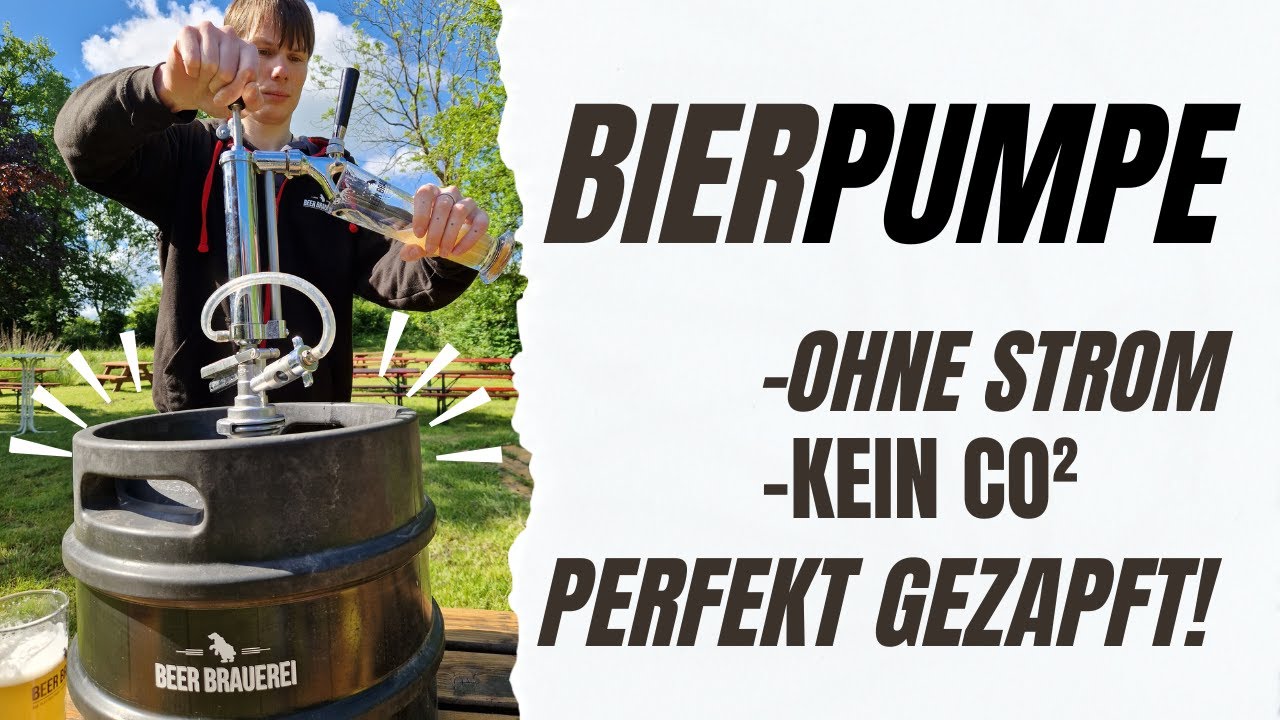 Zapfen ohne Zapfanlage?! So einfach geht's mit dem Pumphahn-KEG | Bauernbier aus dem Kreis Plön