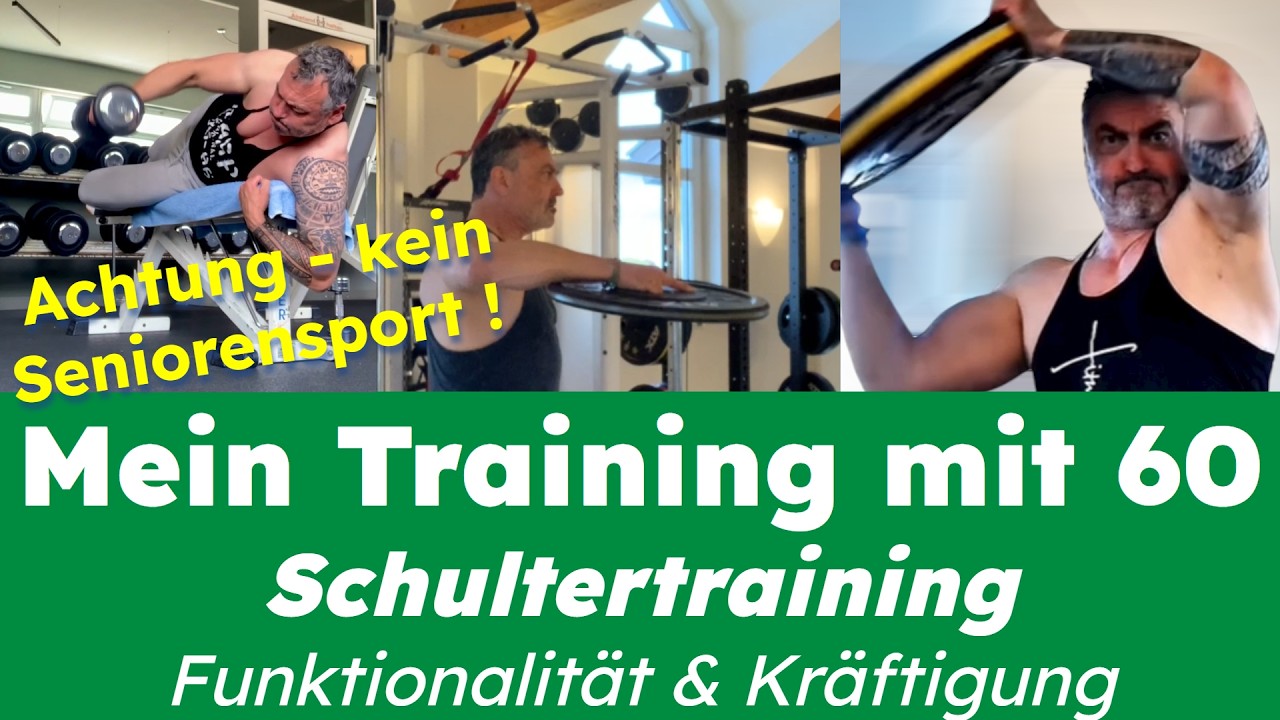 Wenn du mit 30 schon jammerst – schau dir mein Schultertraining mit 60 an!