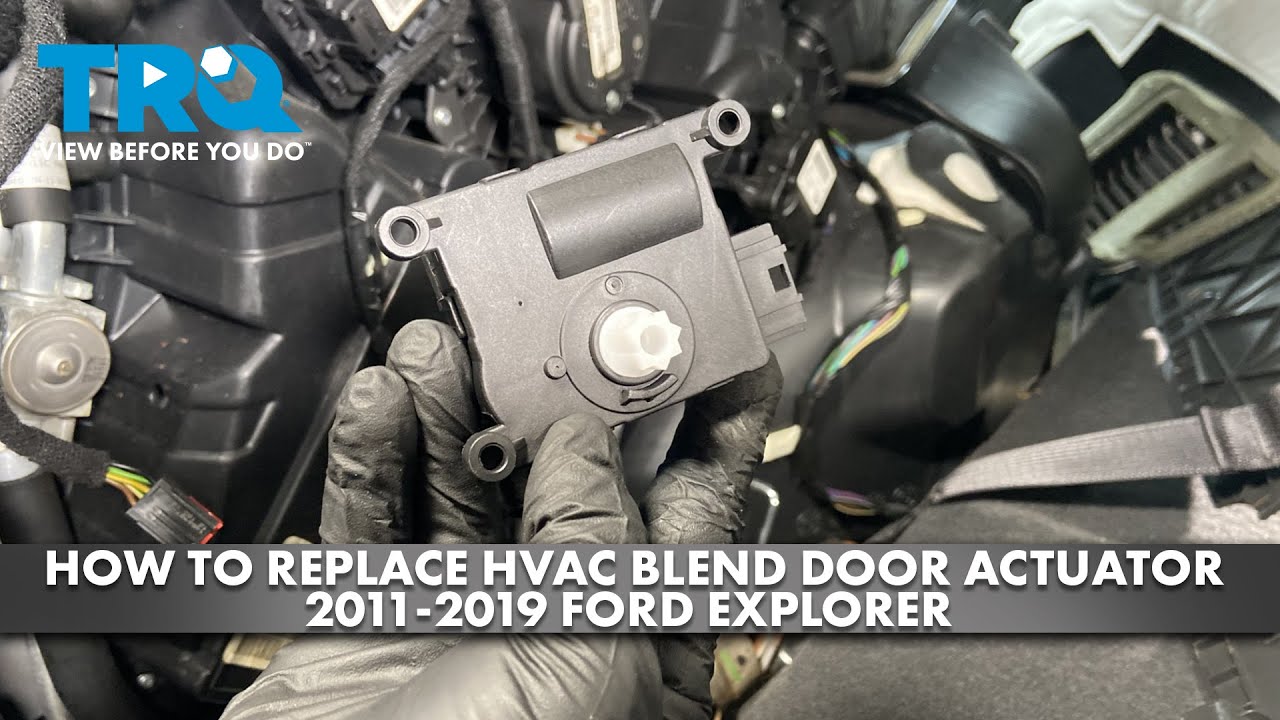 Как заменить привод заслонки смесителя HVAC в Ford Explorer 2011-2019