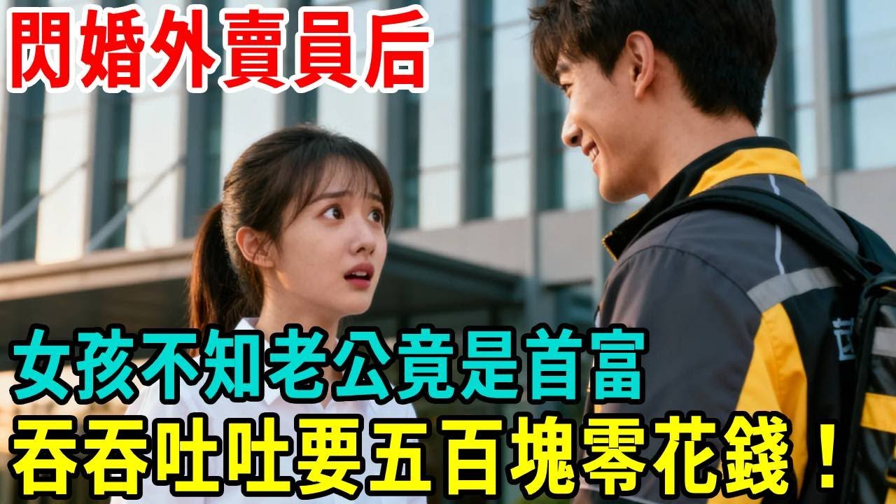 閃婚外賣員后，女孩不知老公竟是首富，吞吞吐吐要五百塊零花錢！#掉馬甲#甜寵 #閃婚#情感故事 #霸道總裁 #婚姻#都市愛情 #先婚後愛 #霸道總裁 #灰姑娘#爽文 #婚姻