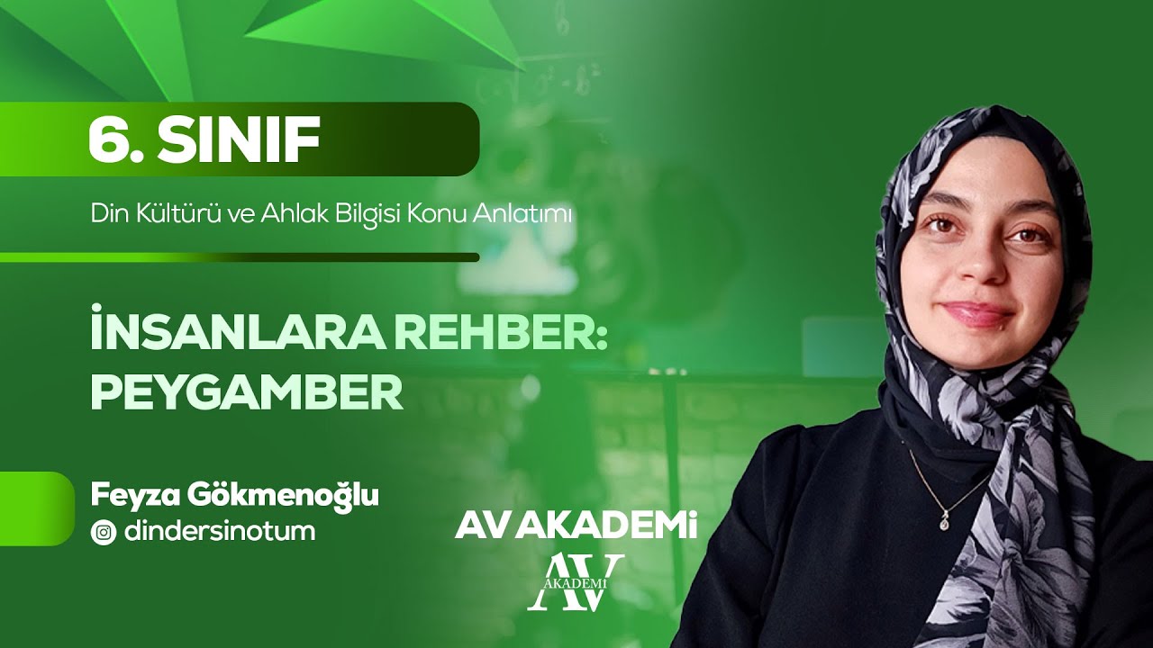 Av Yayınları | 6.Sınıf Din Kültürü ve Ahlak Bilgisi Konu Anlatımı | İnsanlara Rehber: Peygamber